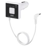 BUFFALO FMトランスミッター BBEテクノロジー採用モデル ステレオミニプラグ接続 ホワイト BSFM17WH