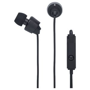 BUFFALO スマートフォン用イヤホン マイク付き ブラック BSHSMP01Y12BK