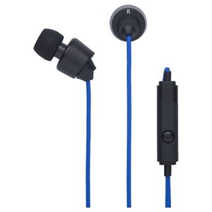 BUFFALO スマートフォン用イヤホン マイク付き ブルー BSHSMP01Y12BL