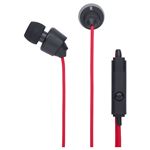 BUFFALO スマートフォン用イヤホン マイク付き レッド BSHSMP01Y12RD