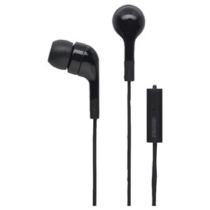 BUFFALO スマートフォン用イヤホン マイク付き Y型/胸ポケット用 0.7m ブラック BSHSMP02Y07BK