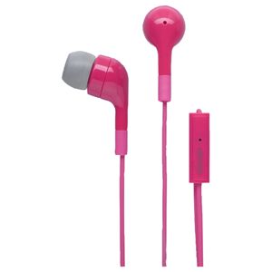 BUFFALO スマートフォン用イヤホン マイク付き Y型/胸ポケット用 0.7m ピンク BSHSMP02Y07PK