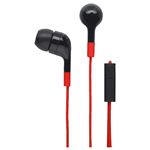 BUFFALO スマートフォン用イヤホン マイク付き Y型/胸ポケット用 0.7m レッド BSHSMP02Y07RD