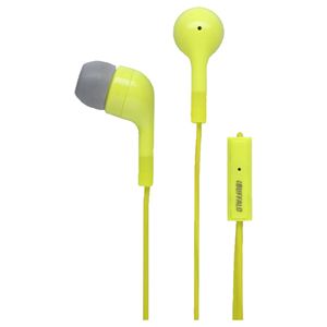 BUFFALO スマートフォン用イヤホン マイク付き Y型/カバン用 1.2m ライム BSHSMP02Y12LM