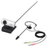 BUFFALO マイク内蔵200万画素Webカメラ ヘッドセット付 ホワイト BSW20KM10HWH