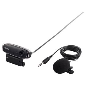 BUFFALO 200万画素Webカメラ Wマイクモデル ブラック BSW20KM12BK