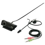 BUFFALO FullHD対応 200万画素WEBカメラ ヘッドセット付 ブラック BSWHD03HBK