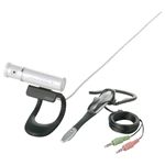 BUFFALO 320万画素Webカメラ ヘッドセット付 ホワイト BSW32K10HWH