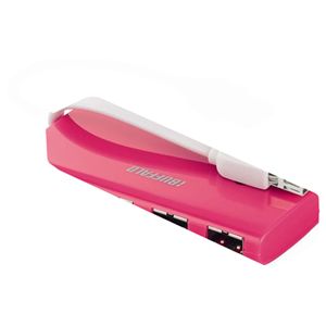 BUFFALO USB2.0 どっちもハブ 4ポート(どっちもコネクター&どっちもポート) ピンク BSH4UD18PK