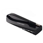 BUFFALO USB2.0 どっちもハブ 4ポート(どっちもコネクター&どっちもポート) ブラック BSH4UD18BK