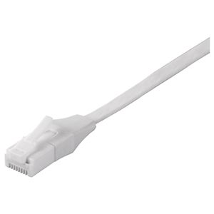 BUFFALO ツメの折れないLANケーブル カテゴリー6 ストレート フラットタイプ 1.5m ホワイト BSLS6FU15WH
