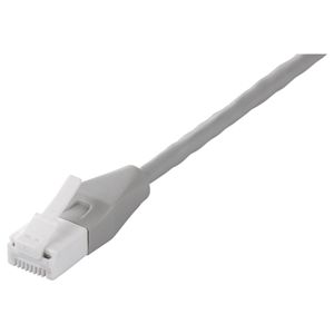 BUFFALO ツメの折れないLANケーブル カテゴリー6 ストレート スリムタイプ 0.5m グレー BSLS6SU05LG