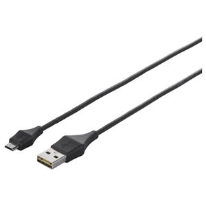 BUFFALO どっちもUSBコネクター採用 USB2.0ケーブル (A to microB) 0.2m ブラック BSUAMBDU202BK