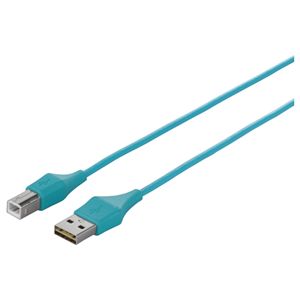BUFFALO どっちもUSBコネクター採用 USB2.0ケーブル (A to B) 3m グリーン BSUABDU230GR