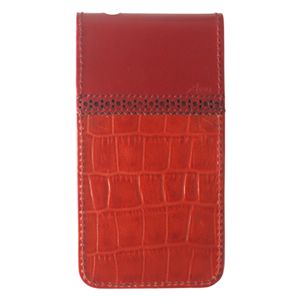 BARREL Flip-top Leather case for iPhone 4/4S Red BRL-FTCRIP4S-RD