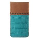 BARREL Flip-top Leather case for iPhone 4/4S Blue BRL-FTCRIP4S-BL