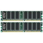 バッファロー DDR400 SDRAM PC3200 184Pin DIMM 2枚組 DD400-256MX2