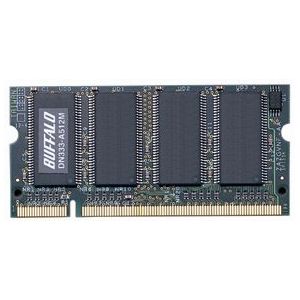 バッファロー DOS/V ノート対応 DDR SO DIMM 512MB(PC2700 CL2.5 200pin) DN333-A512MZ