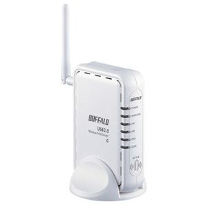 バッファロー 802.11g/100BASE-TX/10BASE-T->USB2.0 マルチプロトコルUSBプリントサーバ LPV3-U2-G54