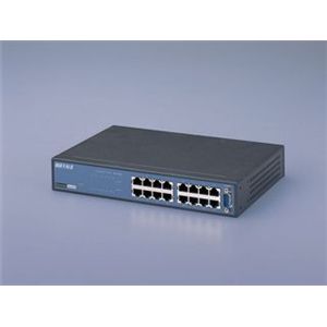 バッファロー 10/100M インテリジェントスイッチングHub 16ポートモデル BS-2016MR