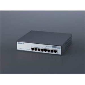 バッファロー レイヤ2 スマートセキュアスイッチHub 8ポート BSL-SS-2008MR
