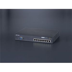 バッファロー レイヤ2インテリジェントPOEスイッチHub 8ポート BS-POE-2008MR