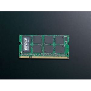 バッファロー DDR2 667MHz SDRAM(PC2-5300) 200pin SO-DIMM 2GB D2/N667-2G