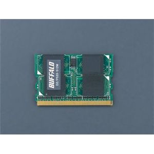 バッファロー LetsNote用 DDR2メモリ 533MHz SDRAM(PC2-4200) 172pin Micro-DIMM 512MB D2/P533-512M
