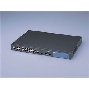 バッファロー 10/100M インテリジェントスイッチングHub 24ポートモデル BS-2024GMR