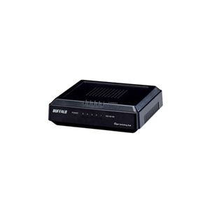 バッファロー Giga対応 5ポート スイッチングHub(ブラック) LSW3-GT-5EP/BK