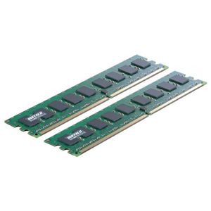 バッファロー PC2-6400(DDR2-800)対応 240Pin用 DDR2 ECC SDRAM DIMM 2枚組 D2/800-E1GX2
