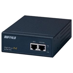 バッファロー ハイパワー PoEインジェクター 1CHモデル BIJ-POE-1P/HG