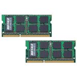 バッファロー PC3-8500(DDR3-1066)対応 204Pin用 DDR3 SDRAM S.O.DIMM 2枚組 for Mac A3N1066-4GX2