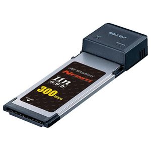 バッファロー <エアステーション エヌフィニティ> Draft2.0 11n 11a/g/b ExpressCard 無線LAN子機 WLI-EXC-AG300N