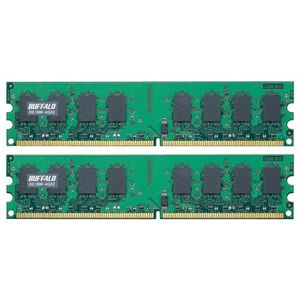 バッファロー PC2-6400(DDR2-800)対応 240Pin用 DDR2 SDRAM DIMM 4GB×2枚組 D2/800-4GX2