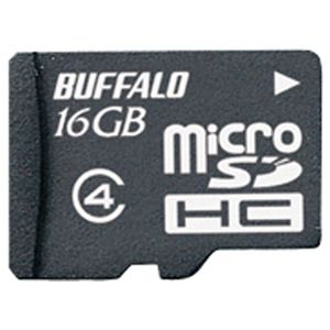 バッファロー 防水仕様 Class4対応 microSDHC 16GB RMSD-BS16G