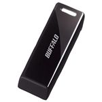 バッファロー スライドアップ/ターボUSB機能搭載 USBメモリー ブラックモデル 16GB RUF2-AG16GS-BK