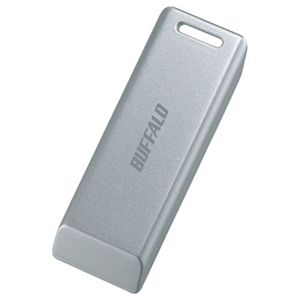 バッファロー スライドアップ/ターボUSB機能搭載 USBメモリー シルバーモデル 4GB RUF2-AG4GS-SV