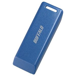 バッファロー スライドアップ/ターボUSB機能搭載 USBメモリー ブルーモデル 8GB RUF2-AG8GS-BL