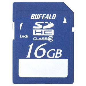 バッファロー Class10 SDHC ブルーモデル 16GB RSDC-16GC10