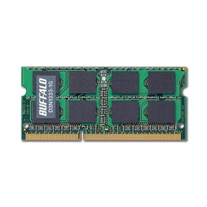 バッファロー PC3-10600(DDR3-1333)対応 204Pin用 DDR3 SDRAM S.O.DIMM MV-D3N1333-1G