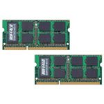 バッファロー PC3-10600(DDR3-1333)対応 204Pin用 DDR3 SDRAM S.O.DIMM 4GB×2枚組 D3N1333-4GX2