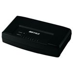バッファロー 100/10M 8ポート スイッチングハブ ブラックモデル LSW3-TX-8EP/BK