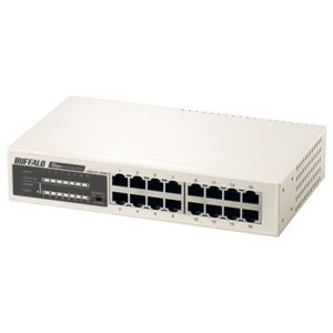 バッファロー Giga スイッチングHub 16ポートモデル LSW3-GT-16NSR