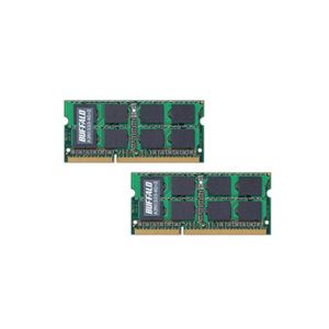 バッファロー PC3-10600(DDR3-1333)対応 204Pin DDR3 SDRAM S.O.DIMM for Mac 8GB(4GBx2枚) A3N1333-4GX2