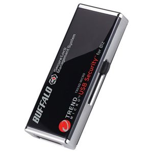 バッファロー ウイルスチェック機能搭載 管理ツール対応セキュリティーUSBメモリー 64GB RUF2-HSC-64GTV