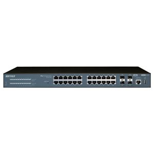 バッファロー レイヤー2 インテリジェントGigaスイッチ 24ポートモデル BS-G2124M