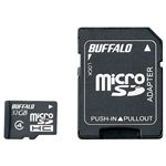 バッファロー 防水仕様 Class4対応 microSDHC SD変換アダプター付モデル 32GB RMSD-BS32GSA