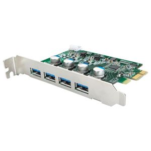 バッファロー PCI Express x1用 USB3.0&2.0 増設インターフェースボード 4端子搭載モデル IFC-PCIE4U3S