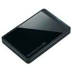 バッファロー ミニステーション プレミアム&スリムボディー USB3.0 ポータブルHDD ブラック 500GB HD-PCT500U3-BJ